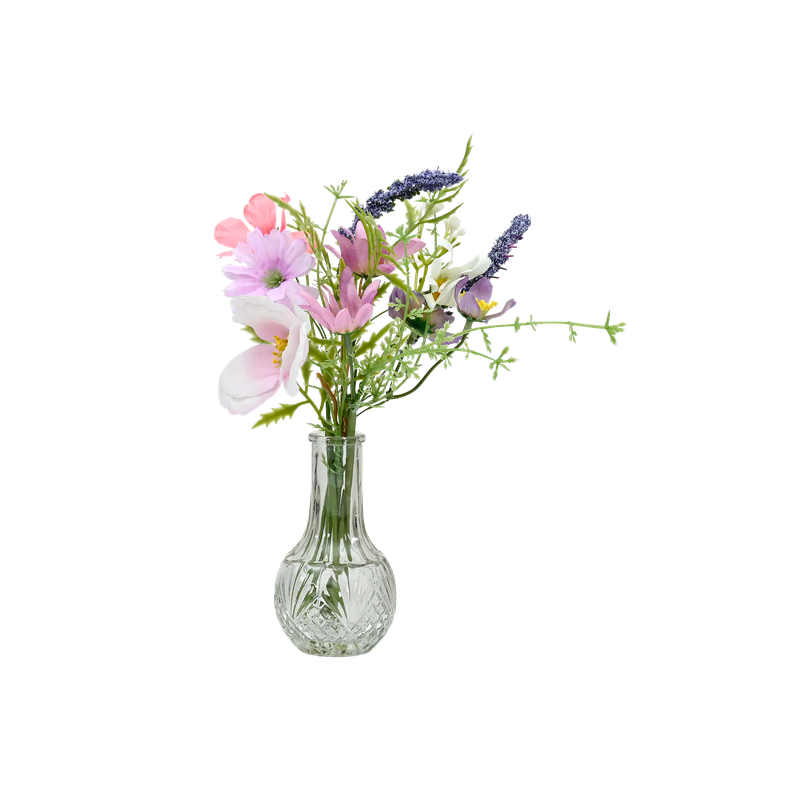Vase avec Fleurs Artificielles des Champs