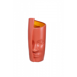 Vase Visage Humain Style Européen H 31cm