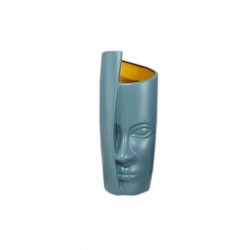 Vase Visage Humain Style Européen H 31cm