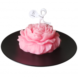 Bougie Parfumée En Forme De Fleur De Pivoine