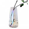 Vase en verre translucide brillant H 22cm